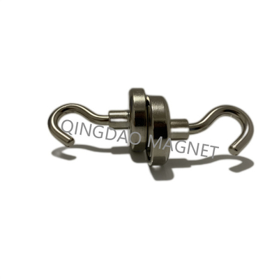 Sintered NdFeB Hook Magnet, N35,25KGS, Permenent Hook Magnets,Magnetic Assembly
