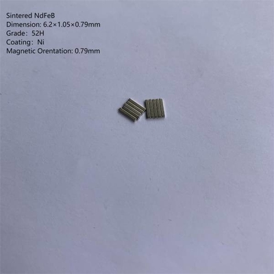 6.2×1.05×0.79 N42 Sintered NdFeB Magnets Neodymium Iron Boride Magnets