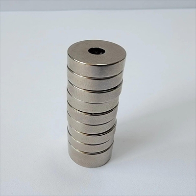 Round Sintered Magnet With Holes Rare Earth Permanent Magnets